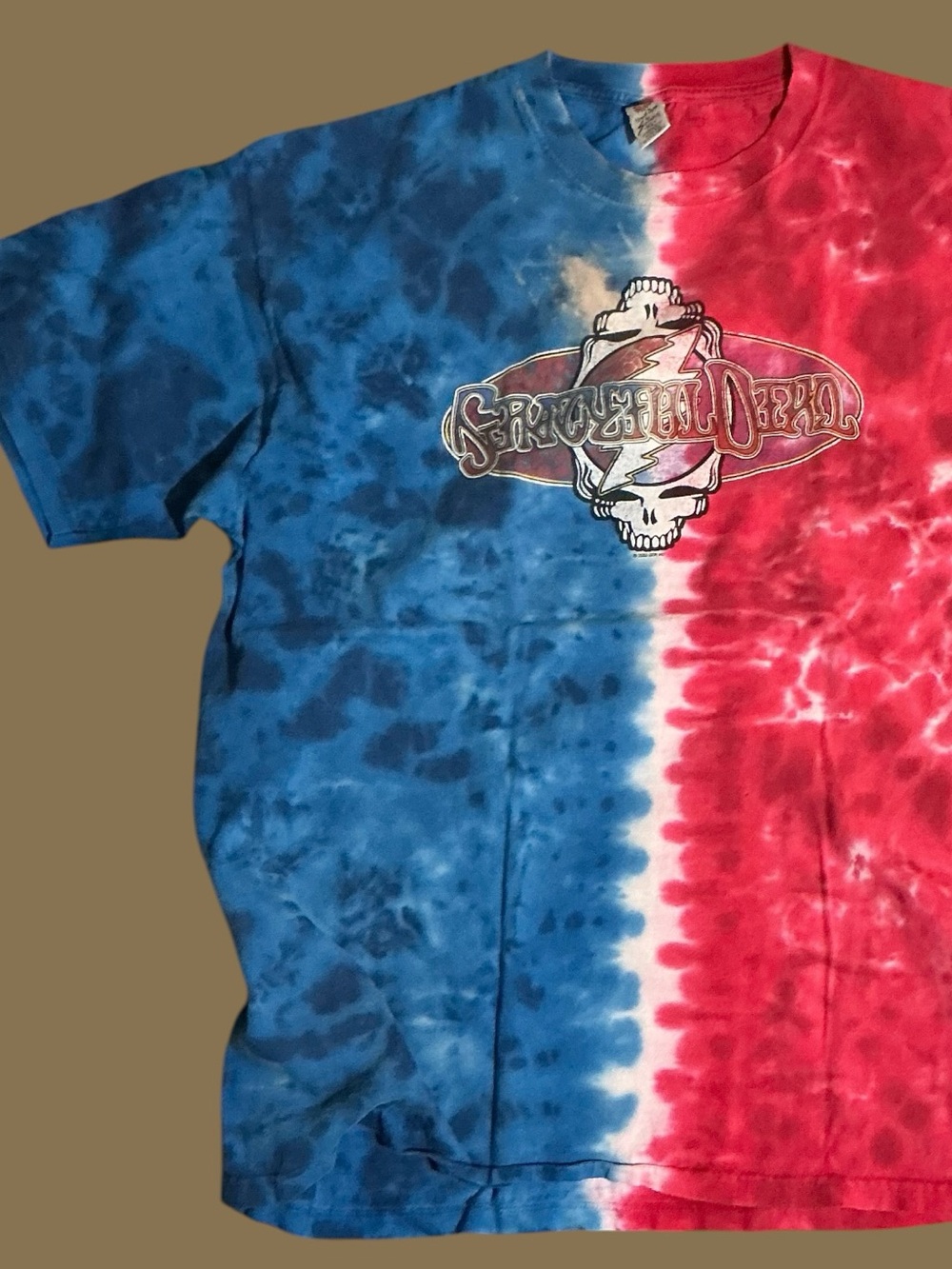 2003 Grateful Dead Sundog Hand Dyed Tie Dye Tee XL Steal Your Face